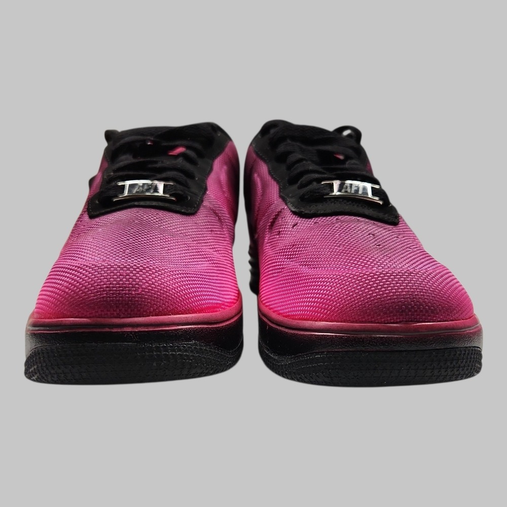 Nike Lunar Air Force 1 VT Mesh GS Pink Foil Black 599232-600 Sneakers Size 5Y